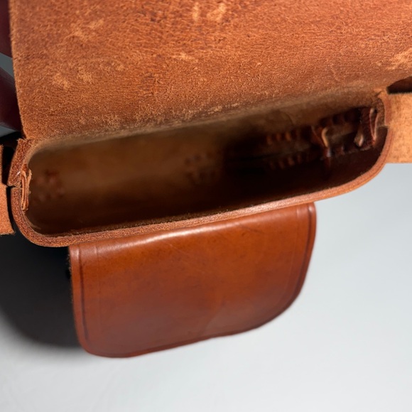 Classic Brown Leather Crossbody - Picture 8 of 11